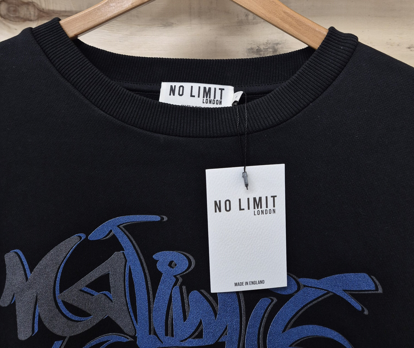 Men's Black Sweatshirt No Limit Graffiti Logo