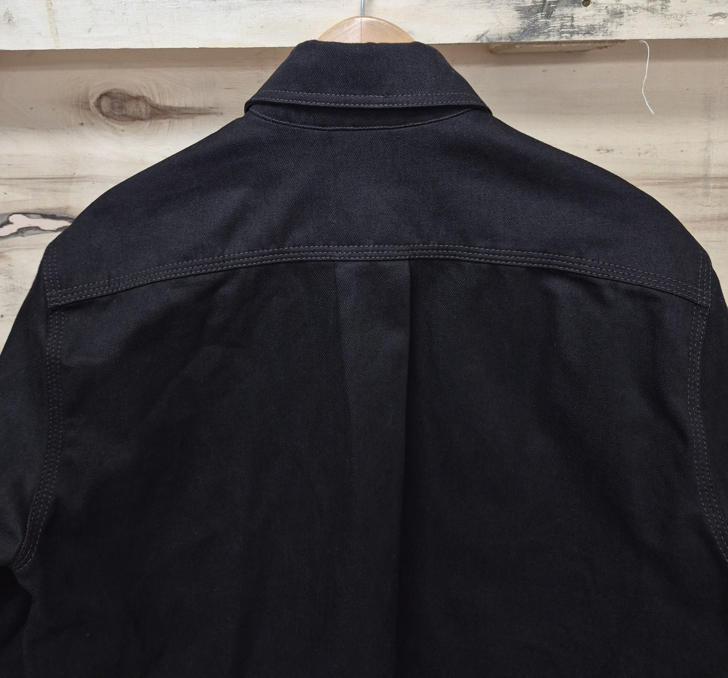 Men's Dark Chocolate Over Denim Button Shirt No limit london