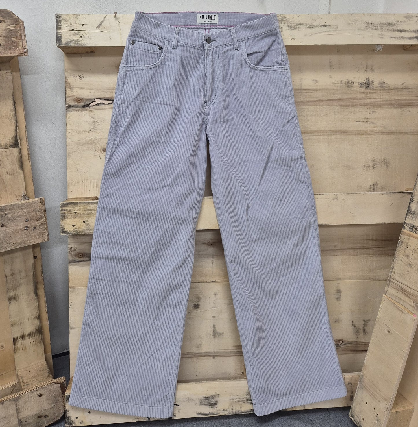 Sky Blue Baggy 24" Wye Been Blouson Carpenter Jumbo Cords - N128