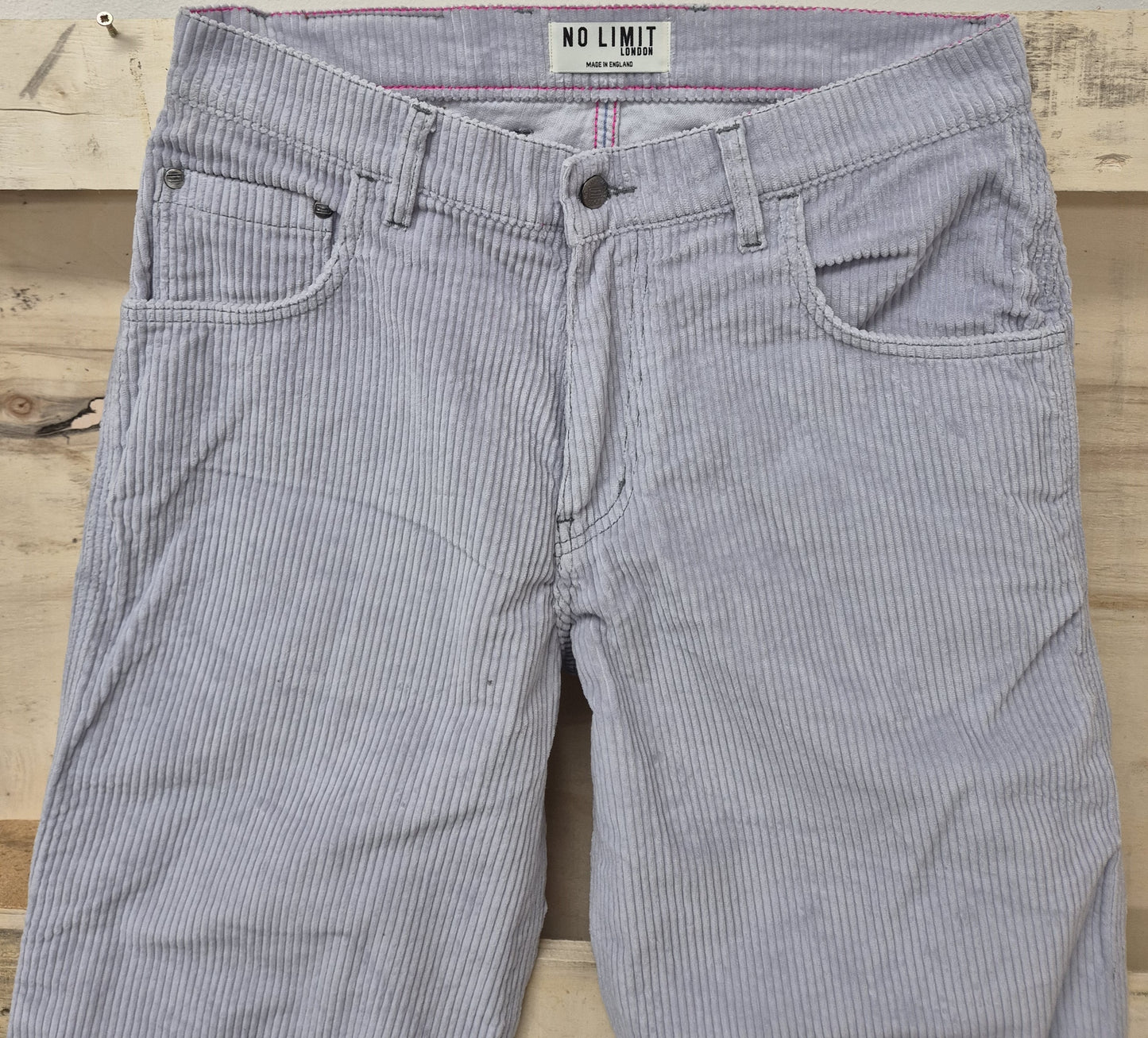 Sky Blue Baggy 24" Wye Been Blouson Carpenter Jumbo Cords - N128