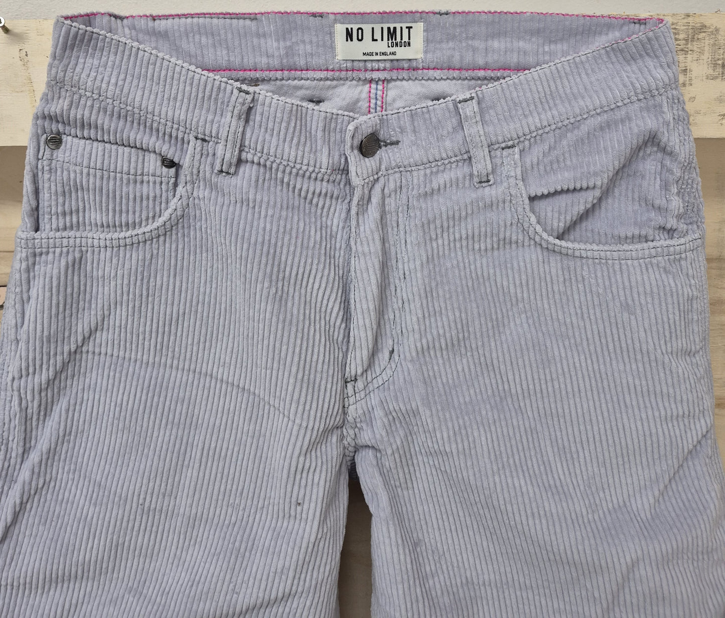 Sky Blue Baggy 24" Wye Been Blouson Carpenter Jumbo Cords - N128