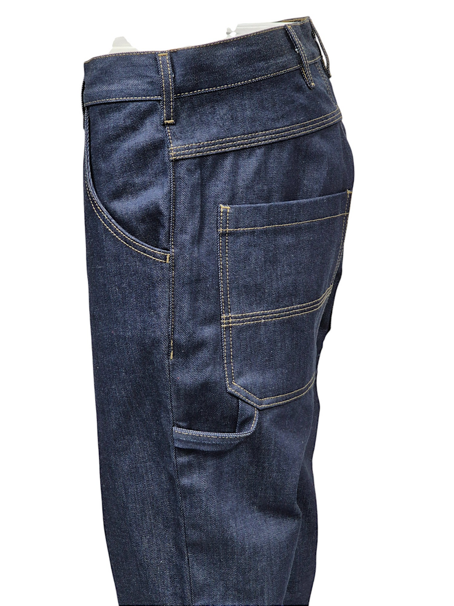 Indigo Blue Boot Cut Leg Carpenter Workwear Jeans - 106