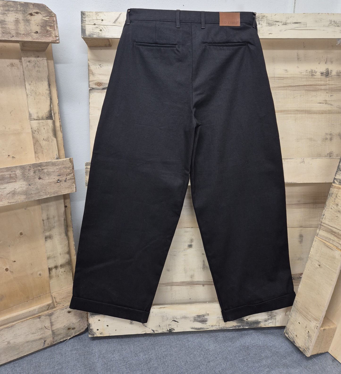 Men's Dark Chocolate Brown Baggy Barrow Jeans -  1015