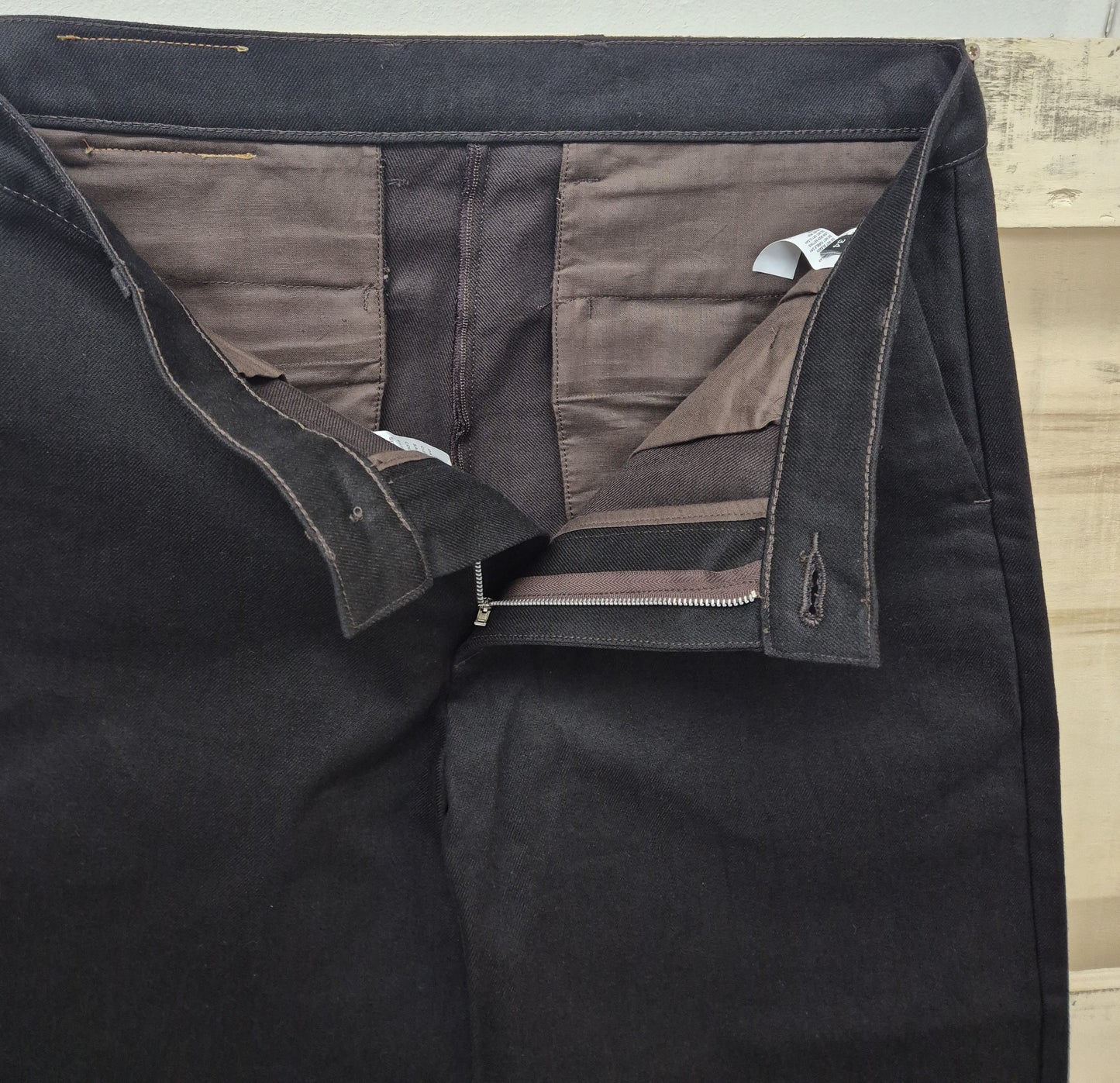 Men's Dark Chocolate Brown Baggy Barrow Jeans -  1015