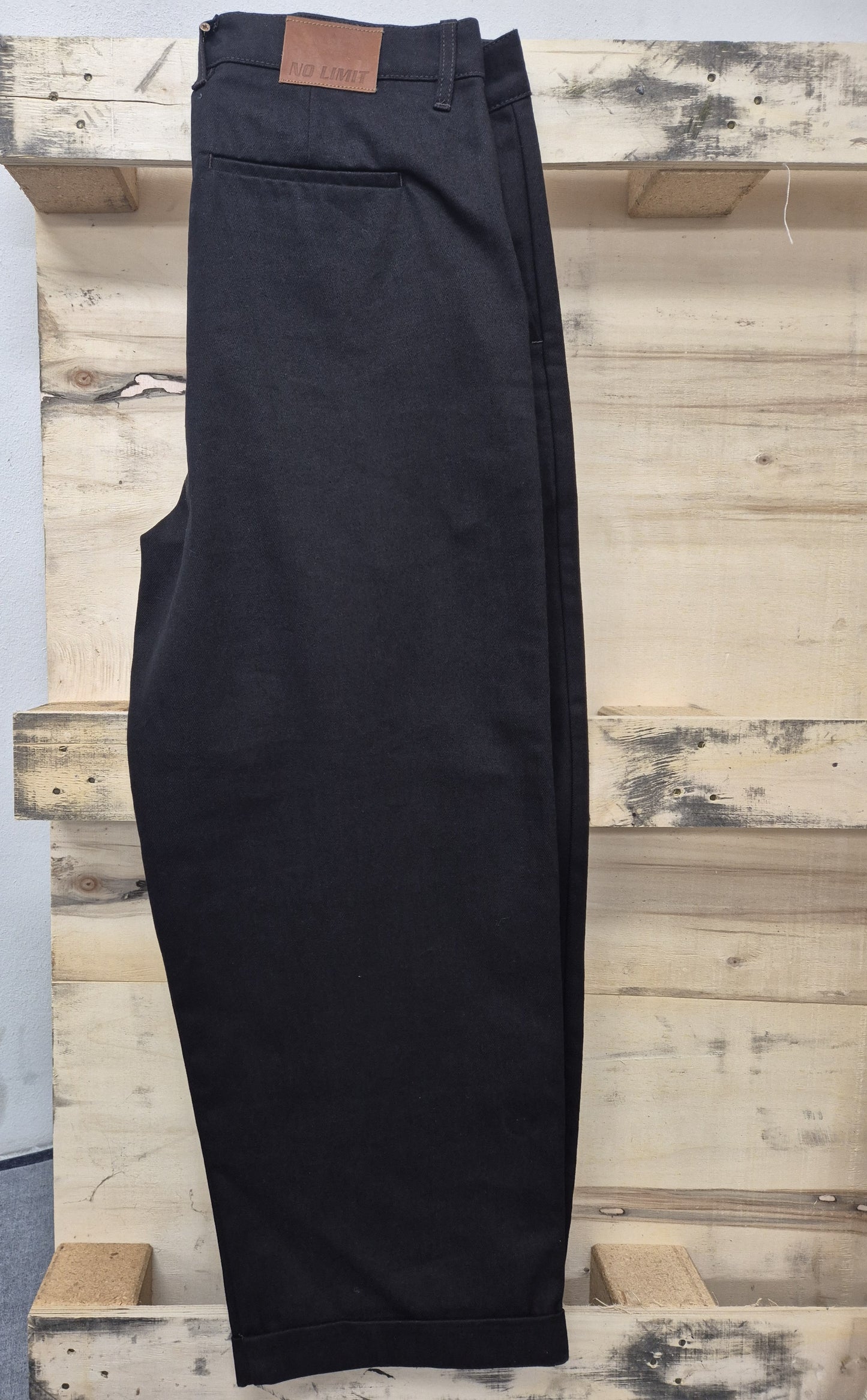 Men's Dark Chocolate Brown Baggy Barrow Jeans -  1015