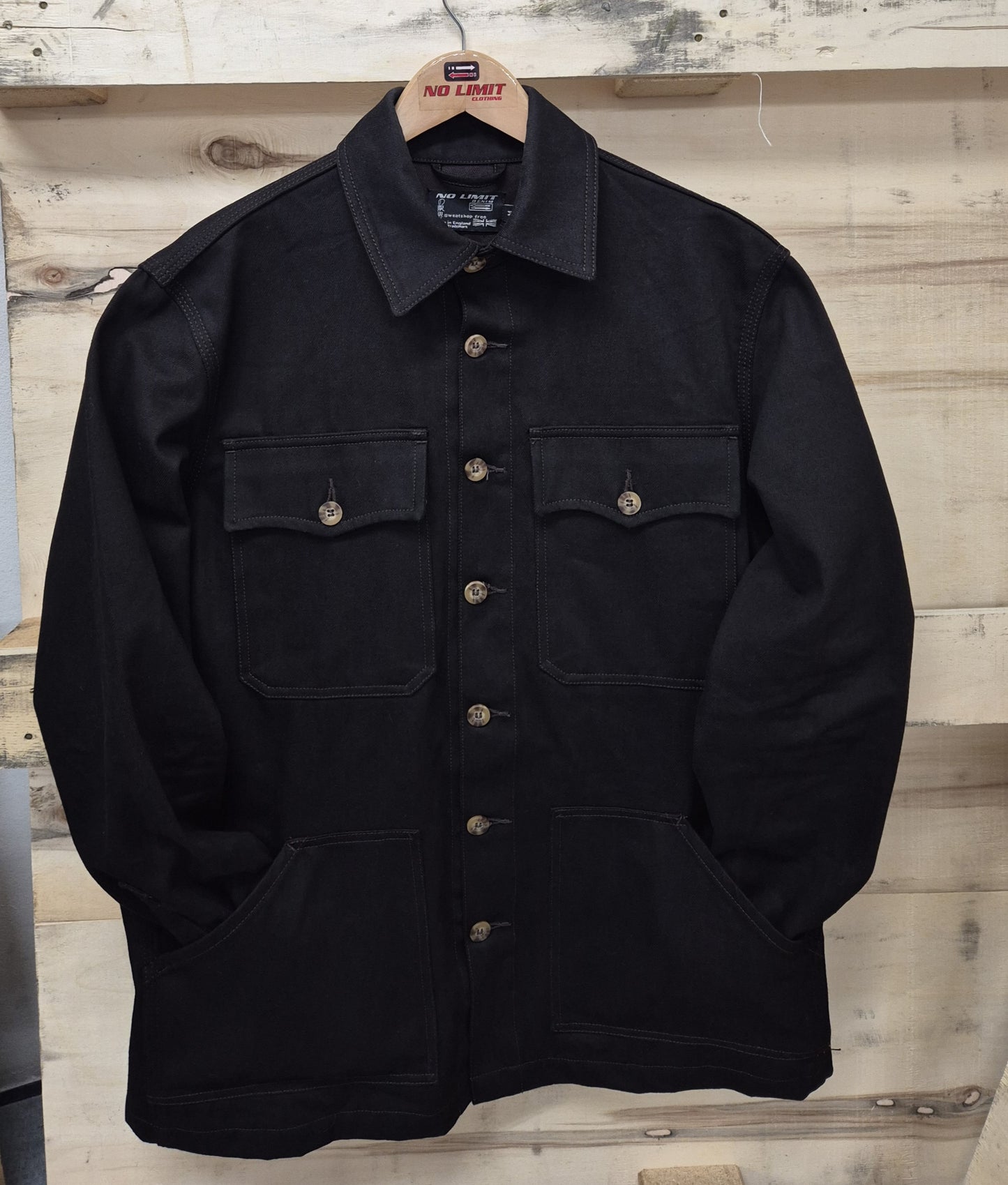 Dark Chocolate Brown Over Denim button Shirt
