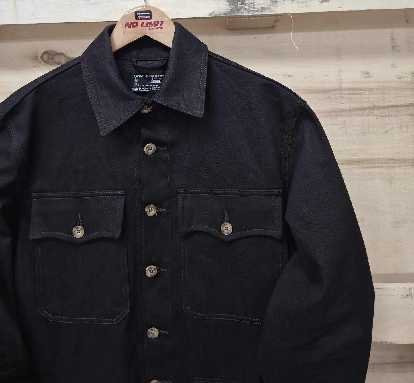 Dark Chocolate Brown Over Denim button Shirt
