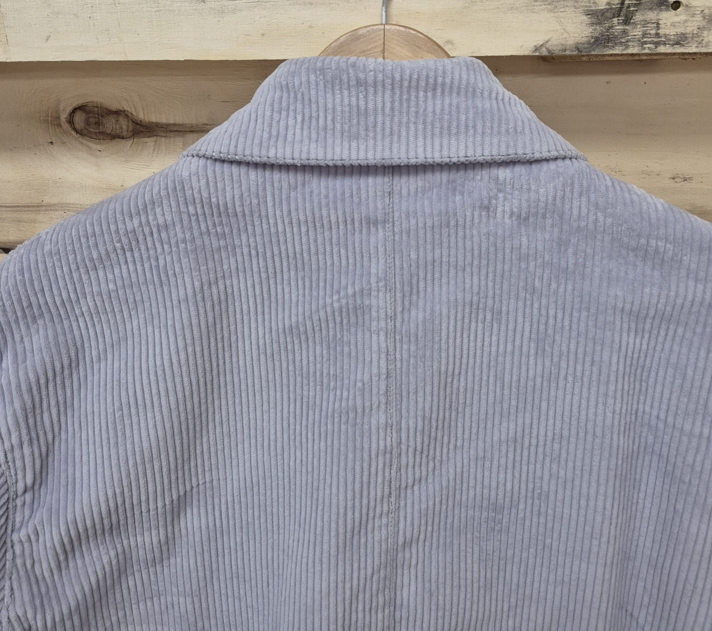 Sky blue Jumbo Cord Blouson Bomber Jacket