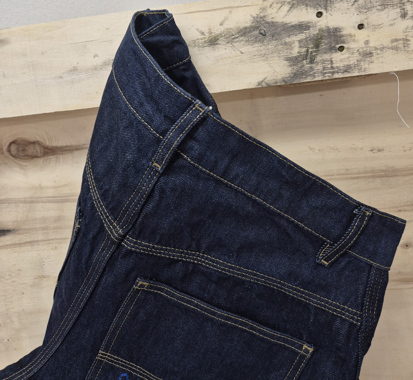 Blue Baggy 24" Wye Been Denim Blou No Limit Graffiti Logo Jeans - 128 No Limit London