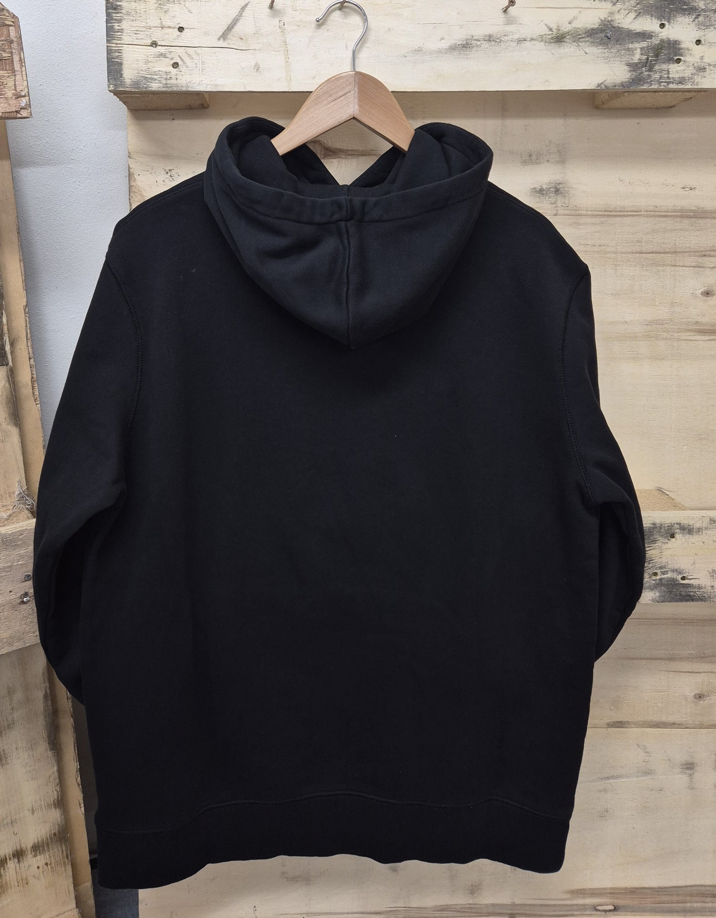 Men's No Limit Black Pullover Drawstring Electric Print Logo Essential Hoodie