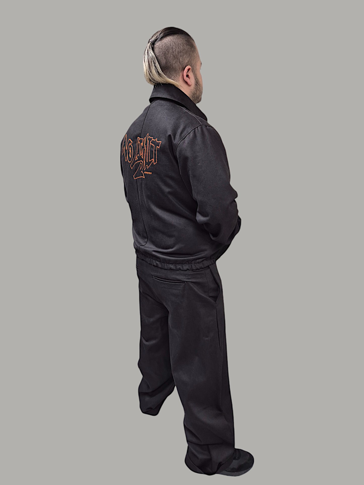 Men's Dark Chocolate Brown Baggy Barrow Jeans -  1015