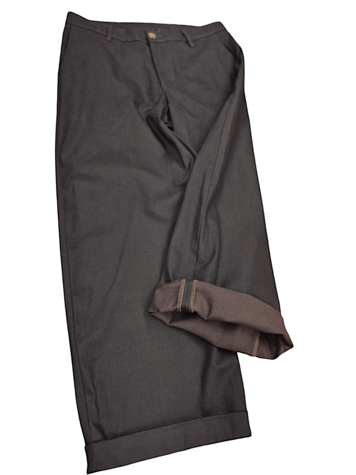 Men's Dark Chocolate Brown Baggy Barrow Jeans -  1015