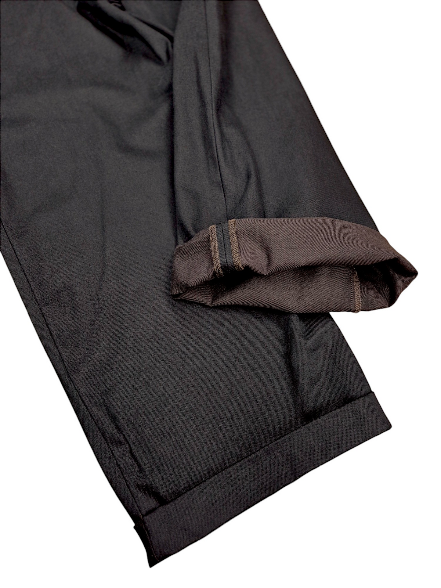 Men's Dark Chocolate Brown Baggy Barrow Jeans -  1015
