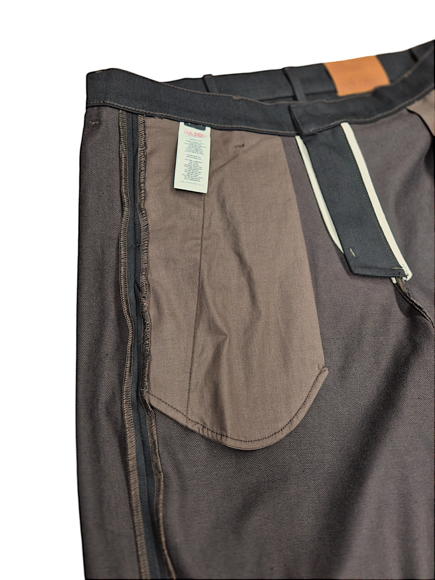 Men's Dark Chocolate Brown Baggy Barrow Jeans -  1015