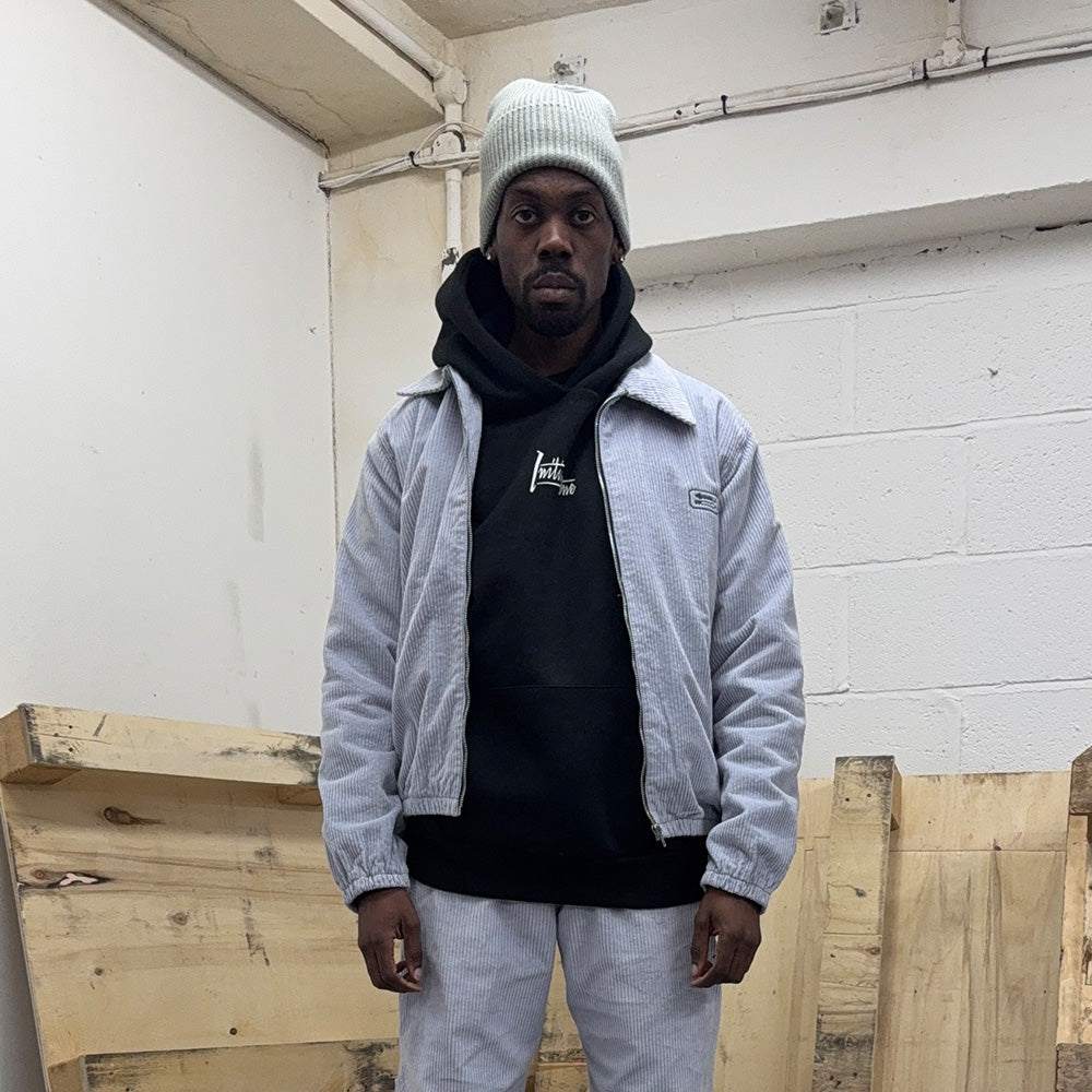 Sky blue  No Limit London Jumbo Cord Blouson Bomber Jacket