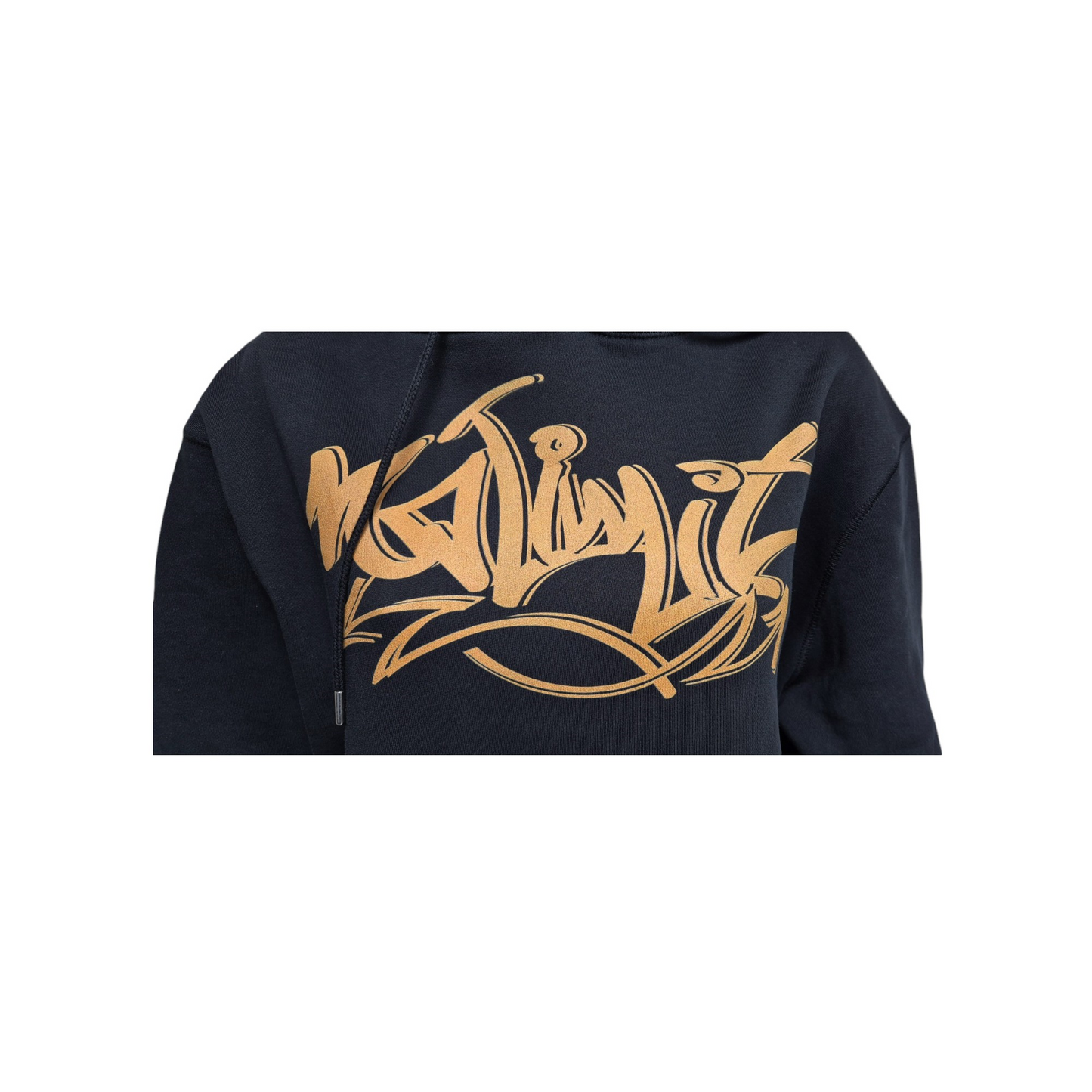 Men's No Limit Electric Rust Gold Graffiti Print Logo Essential Sweatshirt